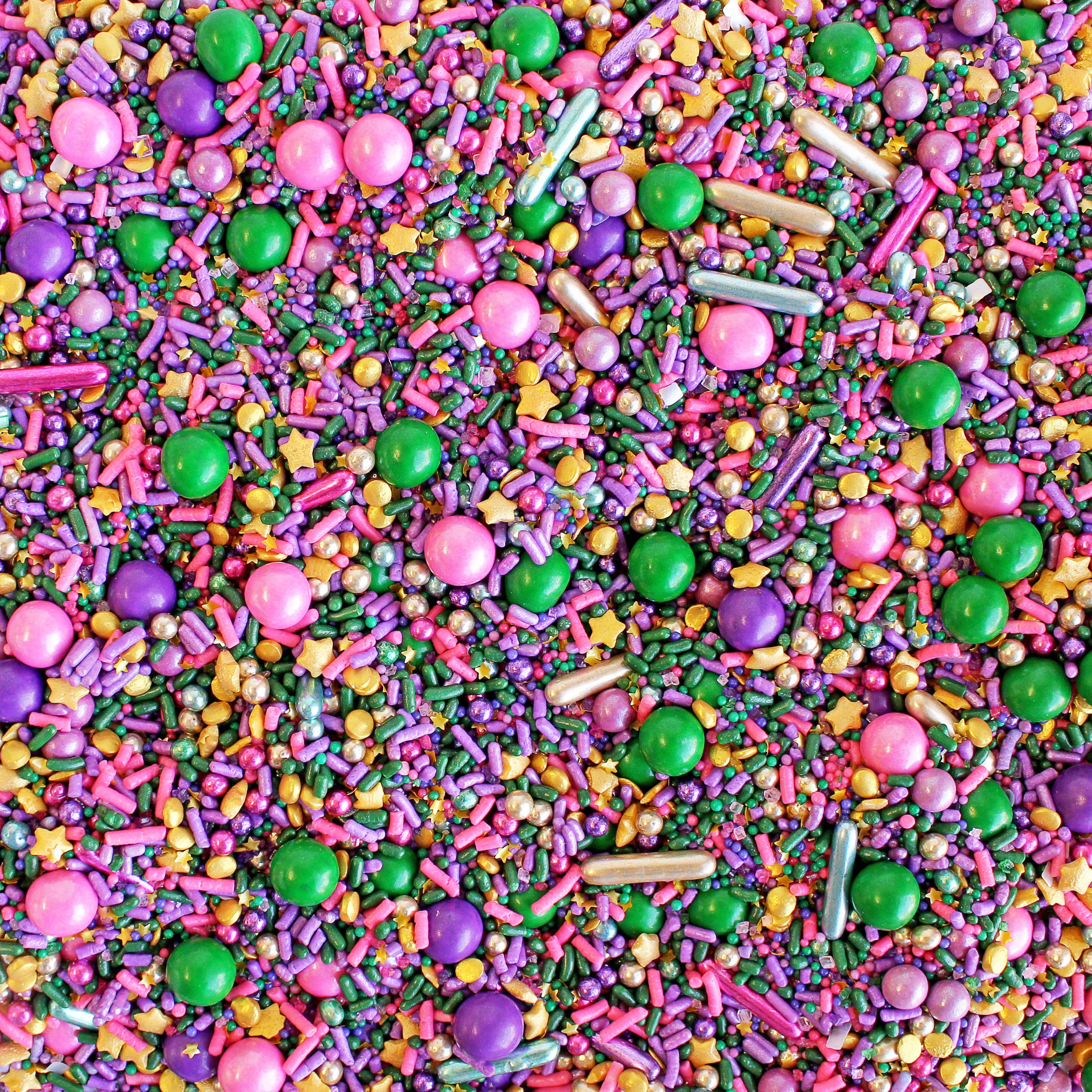 150g Bright Carnival rainbow/spring sprinkles cake/cupcake toppers.Dragees